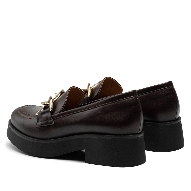 Mokasyny R.Polański 1459 - Brązowy Lico