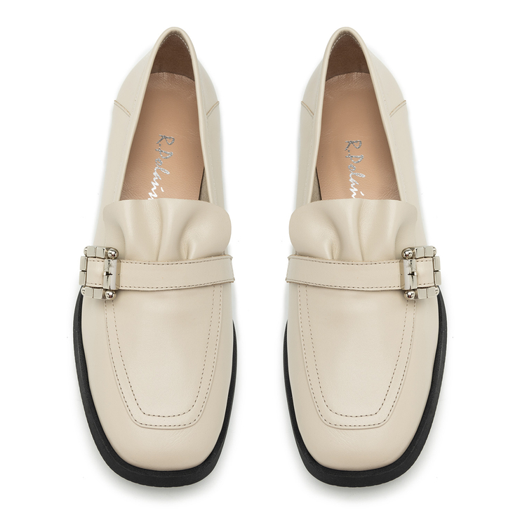 Półbuty R.Polański 2082 - Beżowy Lico