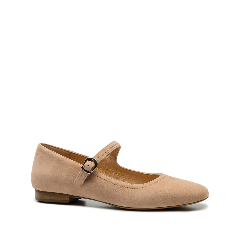 Baleriny R.Polański 1882 - Beżowy Zamsz