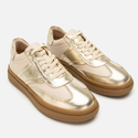 Sneakersy R.Polański 2149 - Beżowy/Złoty