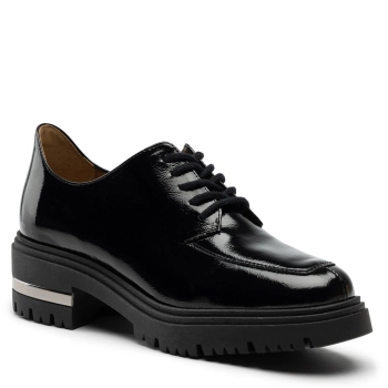 Oxfordy R.Polański 1601 - Czarny Naplak