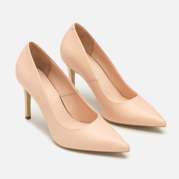 Szpilki R.Polański 2176 - Różowy Polina 585 Lico