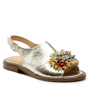 Sandały R.Polański 1438 - Złoty Kryształ