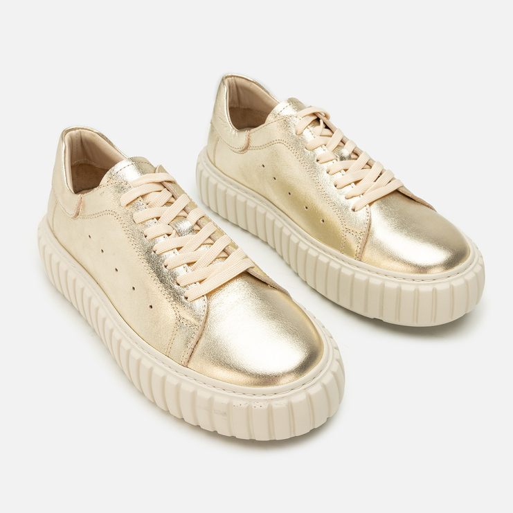 Sneakersy R.Polański 2144 - Złoty Lico