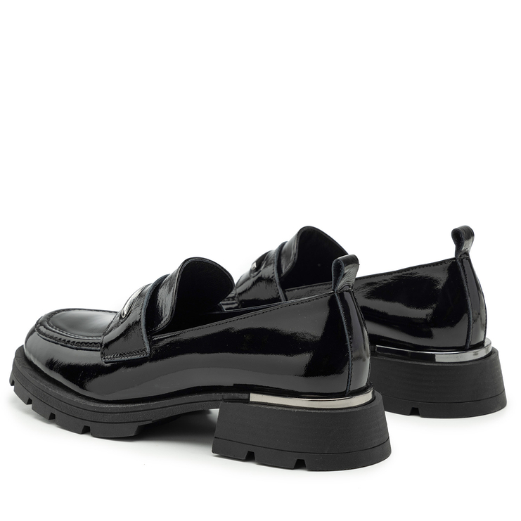 Półbuty R.Polański 2080 - Czarny Naplak