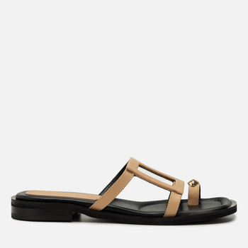 Klapki R.Polański 2186 - Camel Lico