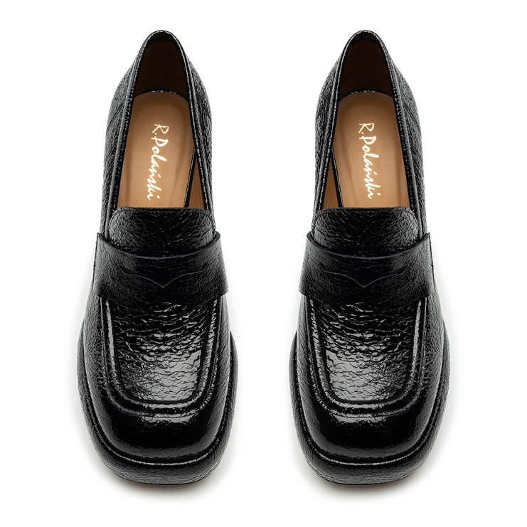 Półbuty R.Polański 1763 - Czarny Naplak