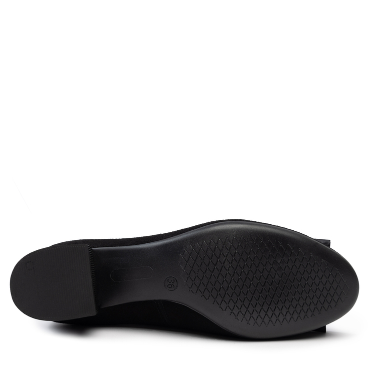 Czółenka 993 - Czarny Zamsz Comfort