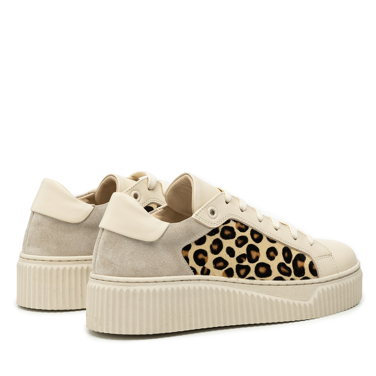 Sneakersy R.Polański 2093 - Beżowy Lico/Pantera