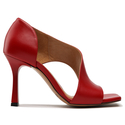Sandały R.Polański 1286 - Czerwony Lico