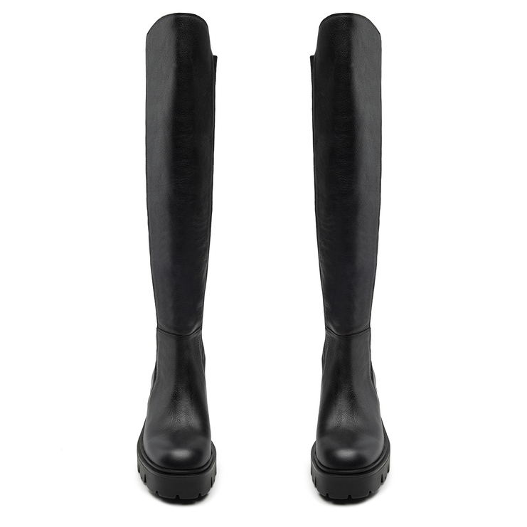 Kozaki R.Polański 1407 - Czarny Lico/Czarny Zamsz