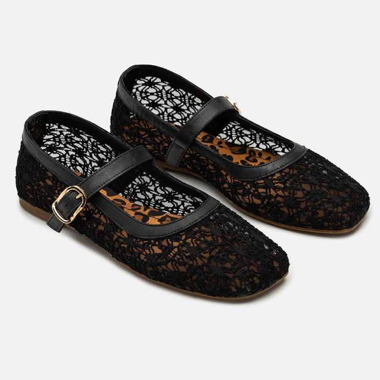 Baleriny R.Polański 2200 - Czarny