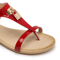 Sandały 1100 - Czerwony Lakier