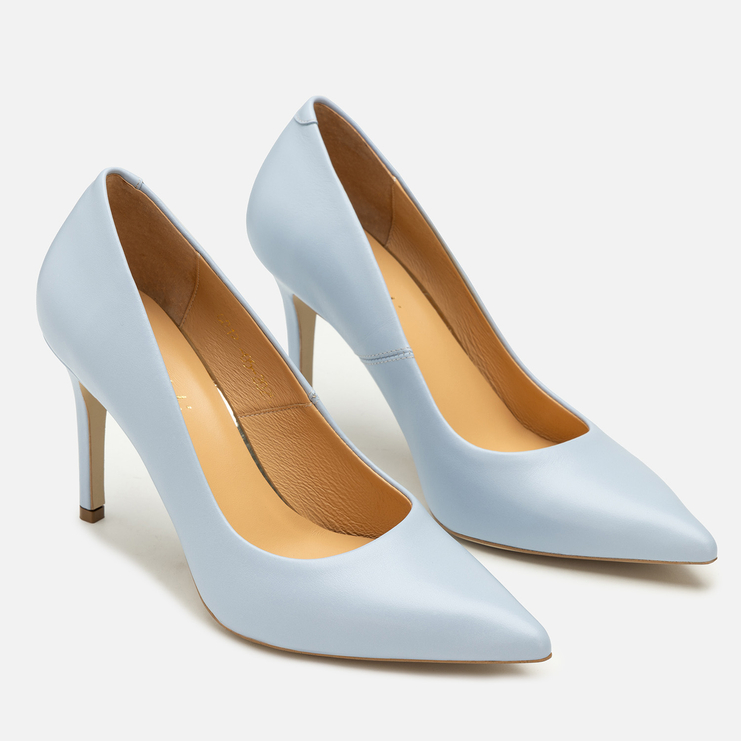 Szpilki R.Polański 2176 - Błękitny Polina 584 Lico