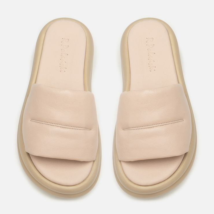 Klapki R.Polański 2197 - Różowy Lico