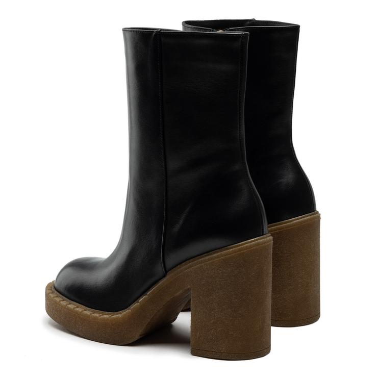 Botki R.Polański 1586 - Czarny Lico