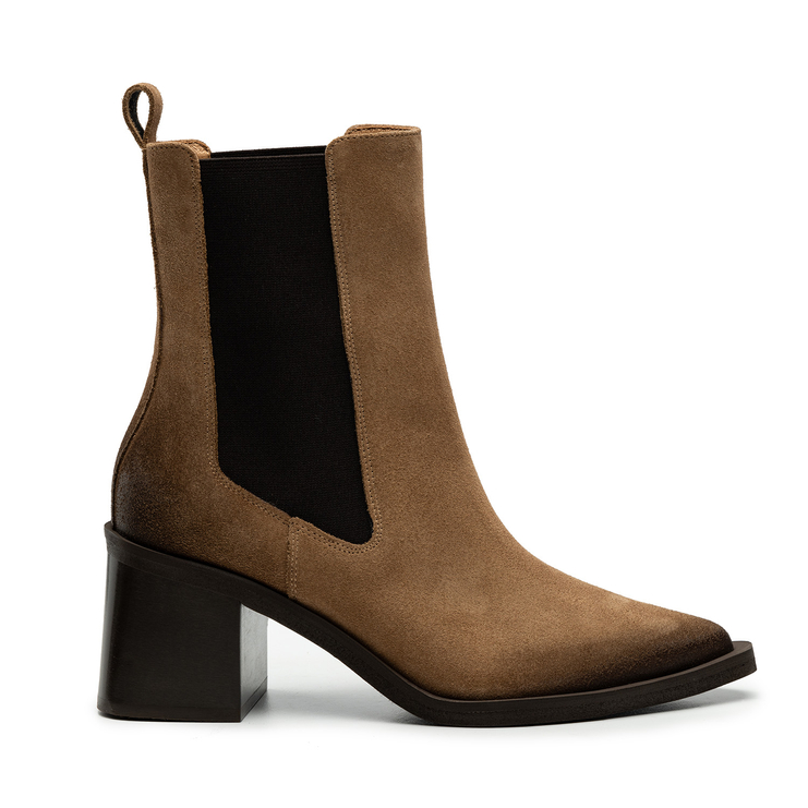 Botki R.Polański 1862 - Camel 546 Zamsz