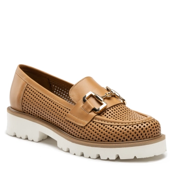 Półbuty R.Polański 1605 - Camel Lico