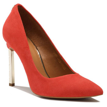 Szpilki 808 - Koralowy Zamsz