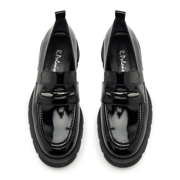 Półbuty R.Polański 2080 - Czarny Naplak