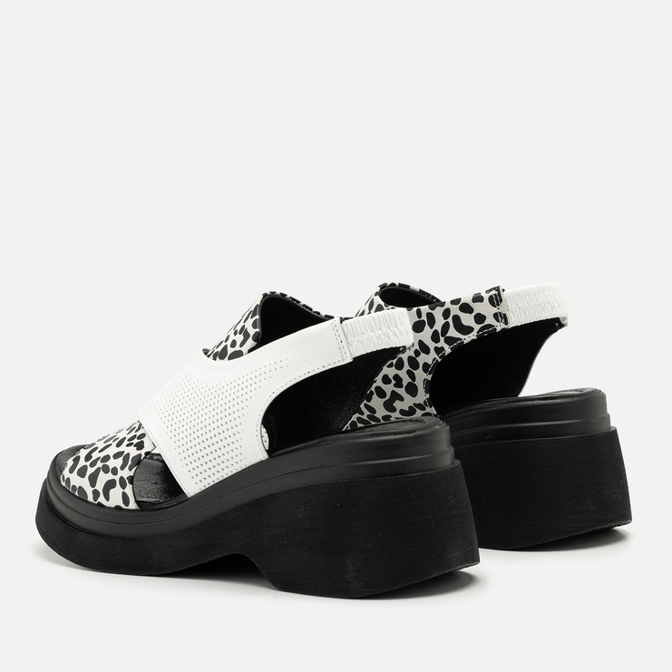 Sandały R.Polański 2117 - Biały Pantera