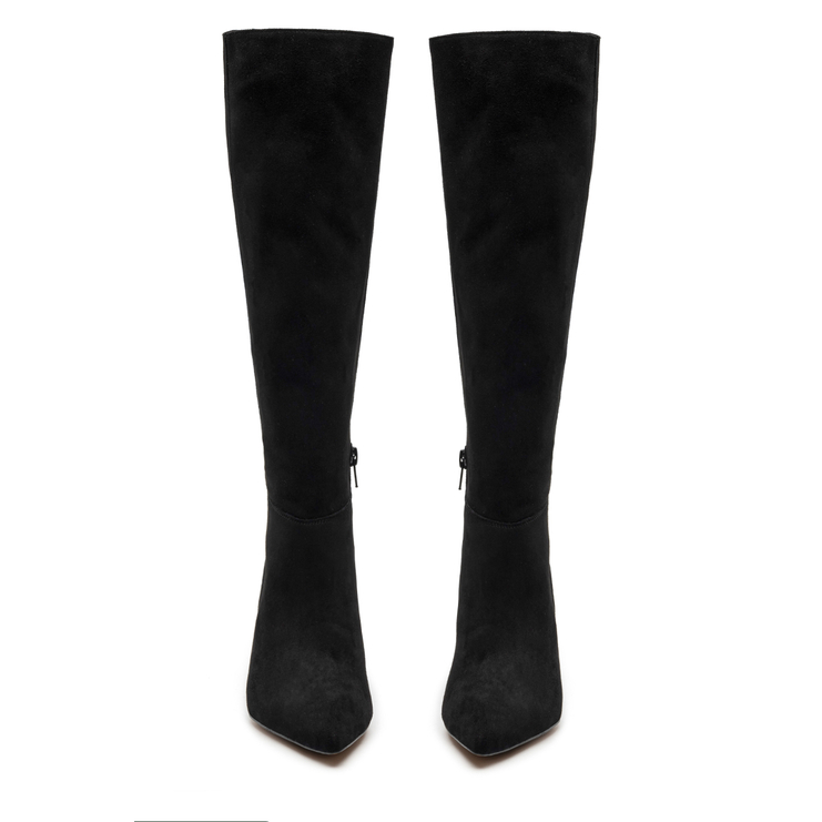 Kozaki R.Polański 1049 - Czarny Zamsz