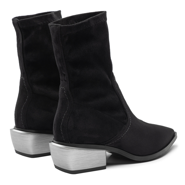 Botki R.Polański 1577 - Czarny Zamsz