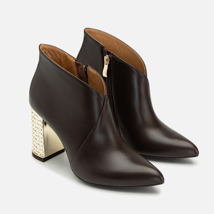 Botki R.Polański 975 - Brązowy Lico