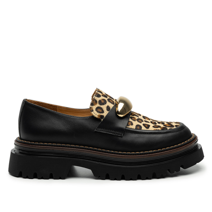 Półbuty R.Polański 2004 - Czarny Lico/Pantera