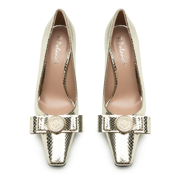 Czółenka R.Polański 2059 - Złoty Lico