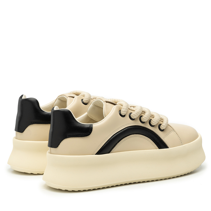 Sneakersy R.Polański 2104 - Beżowy Lico