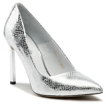 Szpilki R.Polański 808 - Srebrny Snake