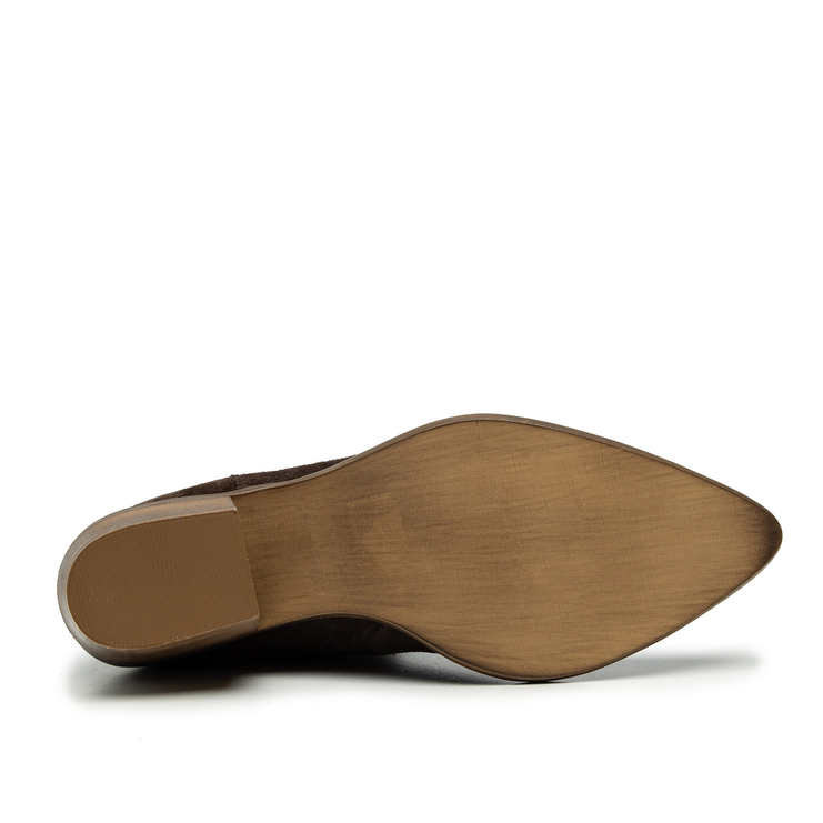 Kozaki R.Polański 1416 - Chocolate 119 Zamsz