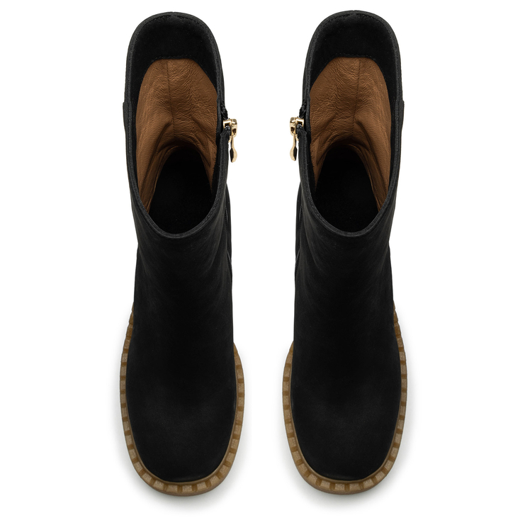 Botki R.Polański 1586 - Czarny Nubuk