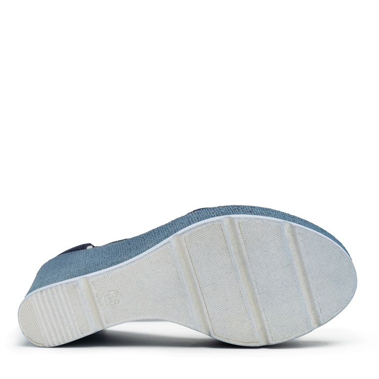 Sandały R.Polański 938 - Niebieski