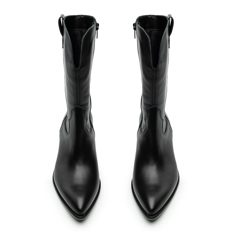 Botki R.Polański 1420 - Czarny Lico