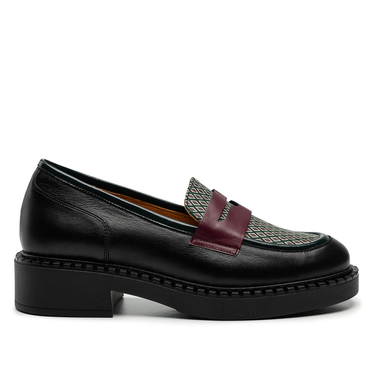 Mokasyny R.Polański 1951 - Czarny Lico