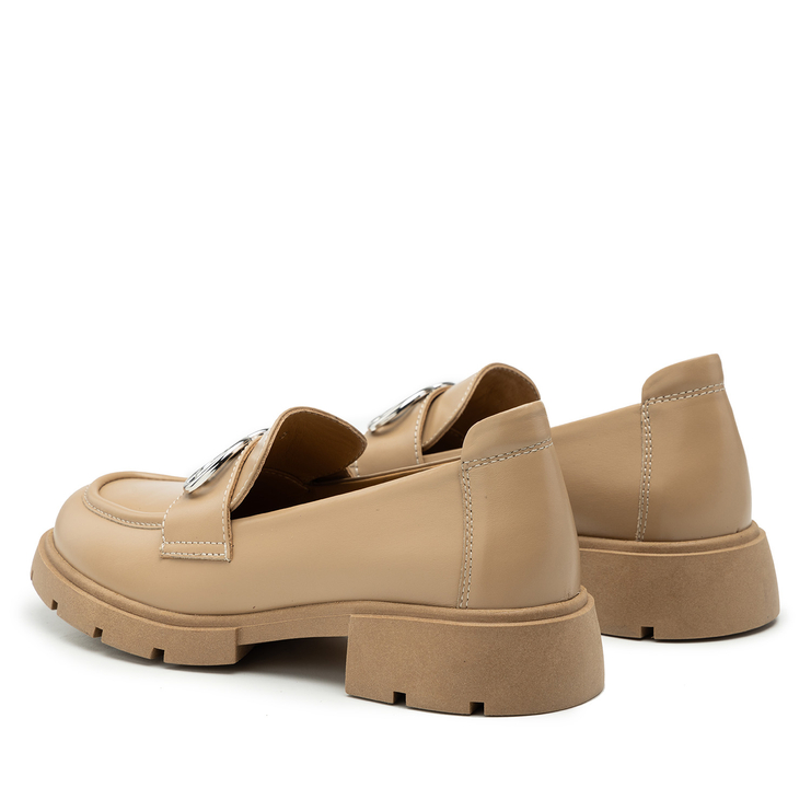 Oxfordy R.Polański 2079 - Beżowy Lico