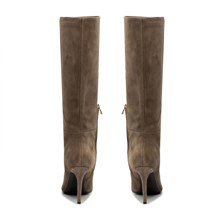 Kozaki R.Polański 1717 - Taupe FR Zamsz