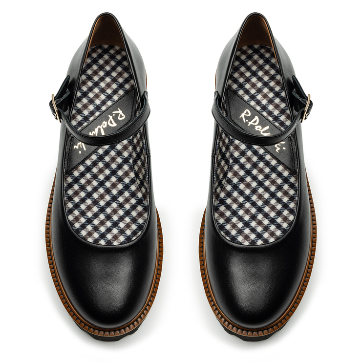 Półbuty R.Polański 1750 - Czarny Lico