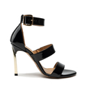 Sandały R.Polański 1287/A - Czarny Lakier