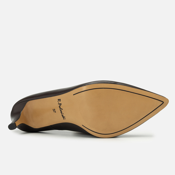 Czółenka R.Polański 2256 - Brązowy Lico