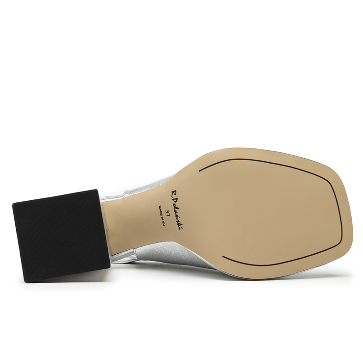 Sandały R.Polański 1496 - Srebrny Lico