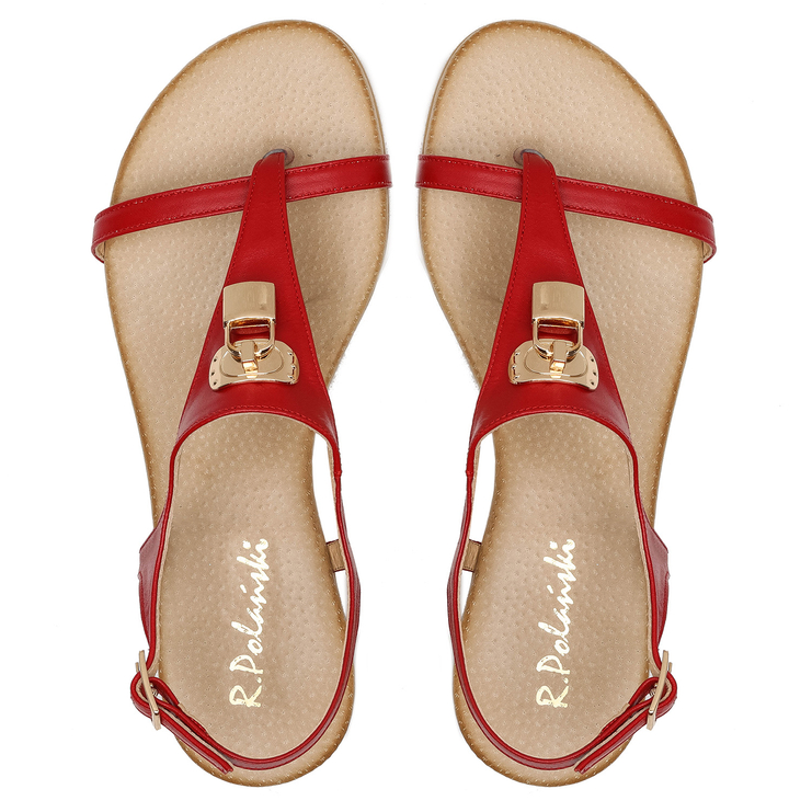 Sandały 1100 - Czerwony Lico