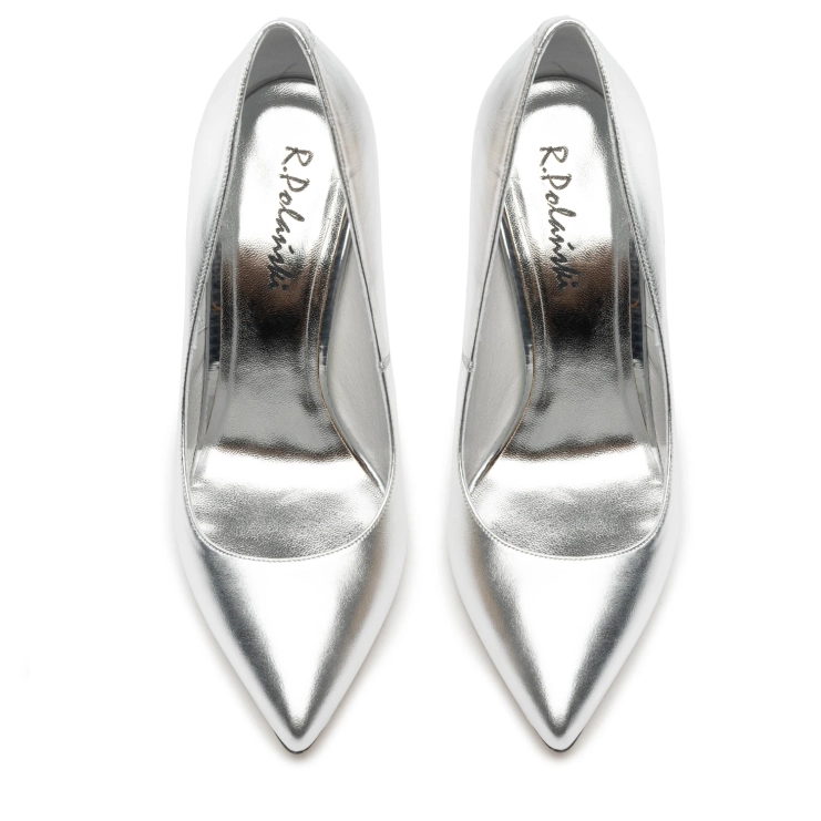 Czółenka R.Polański A001 - Srebrny Lico