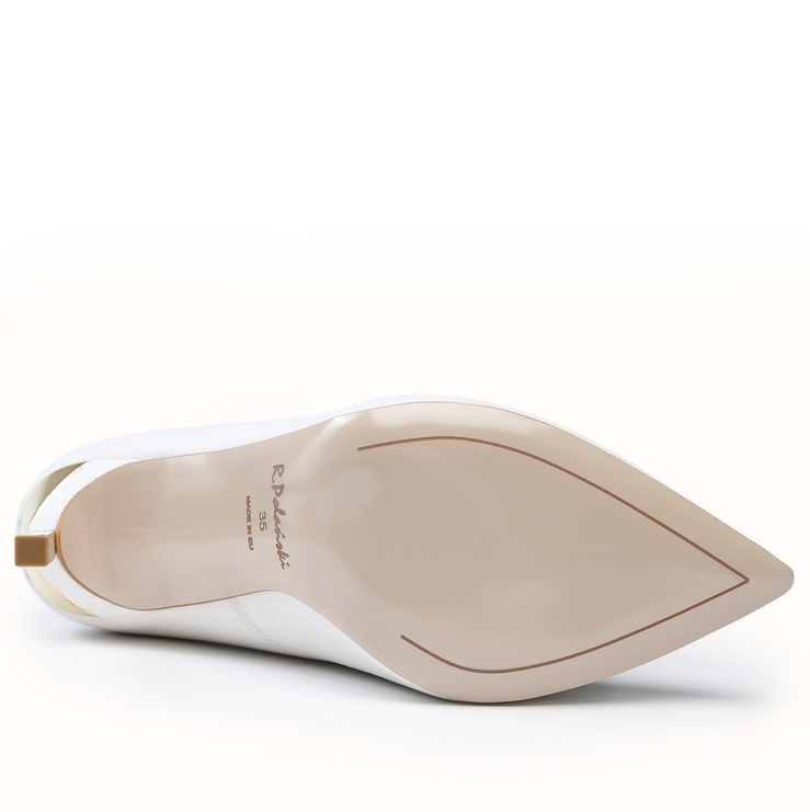 Szpilki 1083 - Biały Star