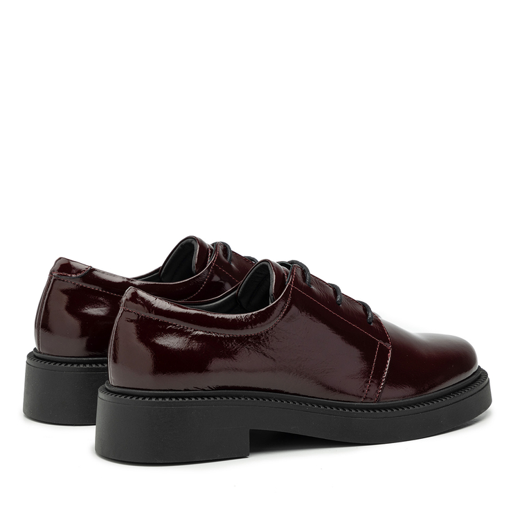 Półbuty R.Polański 2092 - Bordowy Naplak