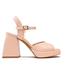 Sandały R.Polański 1506 - Różowy Polina 585 Lico