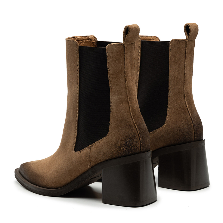 Botki R.Polański 1862 - Camel 546 Zamsz