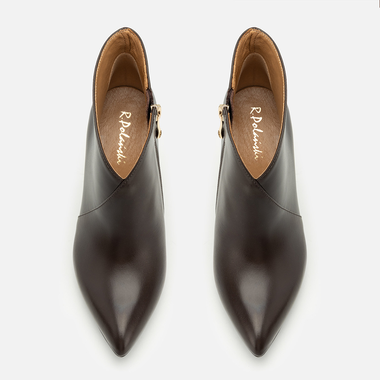 Botki R.Polański 975 - Brązowy Lico